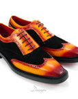 Two-Tone Brogue Wingtip Oxford D1271