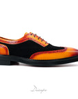 Two-Tone Brogue Wingtip Oxford D1271