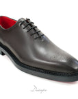Sleek Leather Brogue Oxford Shoes D1273