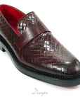 Woven Textured Loafers D1279