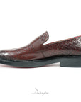 Woven Textured Loafers D1279