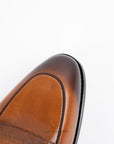 Burnished Textured Double Monk Strap Shoes D1288
