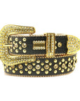 Hand Studded Sparkling Rhinestones Belt B4019