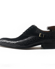 Ducapo Suede & Texture Elegant Oxfords