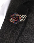 Vintage Rose Suit Brooch A1001
