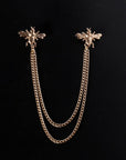 Fashion Bee Suit Brooch Chain A1020