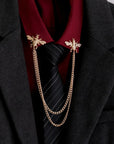 Fashion Bee Suit Brooch Chain A1020