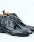 Ducapo Camouflage Ankle Boots