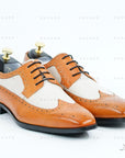 Ducapo Tawny Brogue Dress Shoes