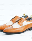 Ducapo Tawny Brogue Dress Shoes
