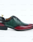 Ducapo Red Green Fusion Oxfords