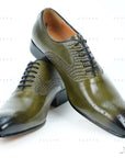 Ducapo Olive Green Oxfords
