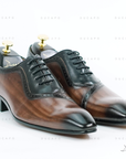 Ducapo Brown Perforations Oxfords