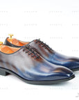 Ducapo Blue Brown Oxfords