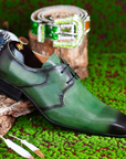 Ducapo Sleek Emerald Derby Shoes