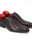 Ducapo Grid Brown Oxfords