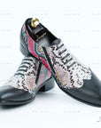 Ducapo Mixed Color Texture Shoes