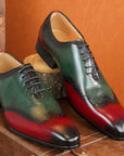 Ducapo Red Green Fusion Oxfords