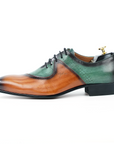 Ducapo Green Brown Oxfords