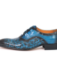 Ducapo Vintage Deep Sky Blue Derby Shoes