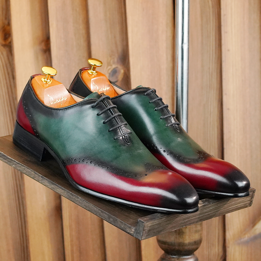 Ducapo Red Green Fusion Oxfords Ducapo Ducapo Red Green Fusion Oxfords Ducapo