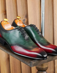 Ducapo Red Green Fusion Oxfords