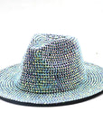 Rhinestone Wide Brim Hat H9006