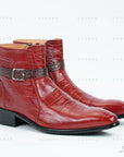 Ducapo Red Texture Boots