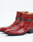 Ducapo Red Texture Boots