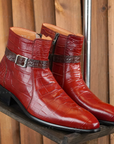 Ducapo Red Texture Boots