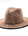 Rhinestone Wide Brim Hat H9006