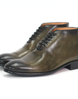 Ducapo Olive Drab Ankle Boots