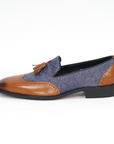 Ducapo Antique Weave Texture Loafers