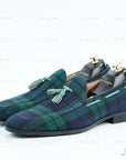 Ducapo British Style Pattern Loafers