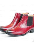 Ducapo Garnet Chelsea Boots
