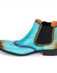 Ducapo Sky Blue Chelsea Boots