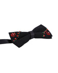 Embroidered Bow Tie T2006