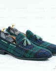Ducapo British Style Pattern Loafers