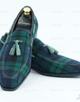 Ducapo British Style Pattern Loafers