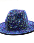 Rhinestone Wide Brim Hat H9006