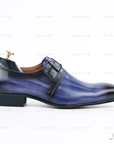 Ducapo Navy Blue Formal Shoes