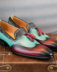 Ducapo Color Contrast Classic Loafers