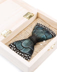 Ducapo Natural Feather Bow Tie T1022