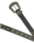 Riveted Rhinestone Belt B4022