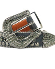 Riveted Rhinestone Belt B4022