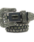 Riveted Rhinestone Belt B4022