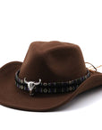 Western Cowboy Felt Hat H8035