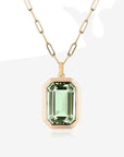 Square Zircon Necklace A5019