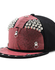 Punk Rhinestone Baseball Cap H7002