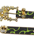 Riveted Rhinestone Belt B4041